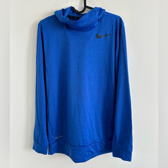 EUC Nike DRI-FIT small men’s blue lightweight hoodie - Picture 1 of 4